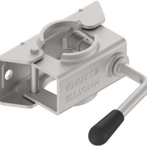 Stützradklemme Halter aus Blech für Stützrad Fallstütze oder Stützen ø 35 mm