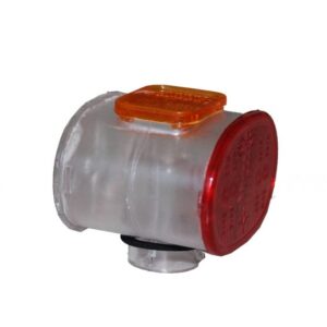 Lichtscheibe für Umrissarm rot / weiß / gelb