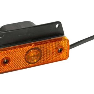 Seitenmarkierungsleuchte Aspöck Flatpoint 1 gelb LED mit DC Kabel 0,3 m