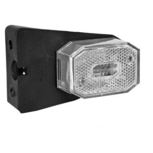 Positionsleuchten Aspöck Flexipoint 1 weiß mit Gummihalter, DC Kabel 1,0 m