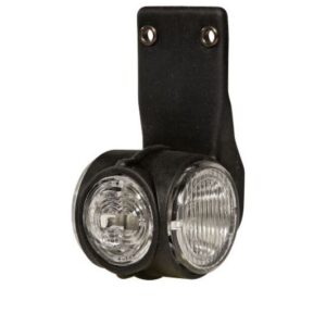 Umrissleuchte Aspöck Superpoint 3 LED rechts Pendelhalter rot/weiß/gelb, DC Anschluss 1,0 m