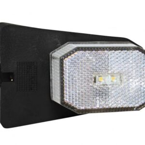 Positionsleuchten Aspöck Flexipoint 1 weiß LED mit Gummihalter, DC Kabel 0,5 m