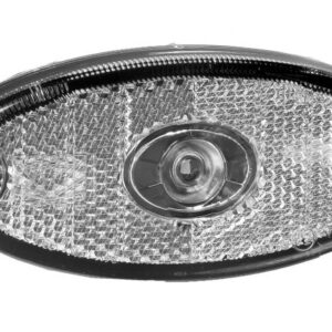 Positionsleuchten Aspöck Flatpoint 2 weiß LED mit DC Kabel 1 m