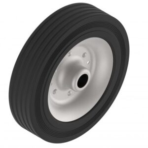 Ersatzrad für Stützrad Anhängerrad Vollgummirad für Stützrad 200 x 50 mm Blechfelge